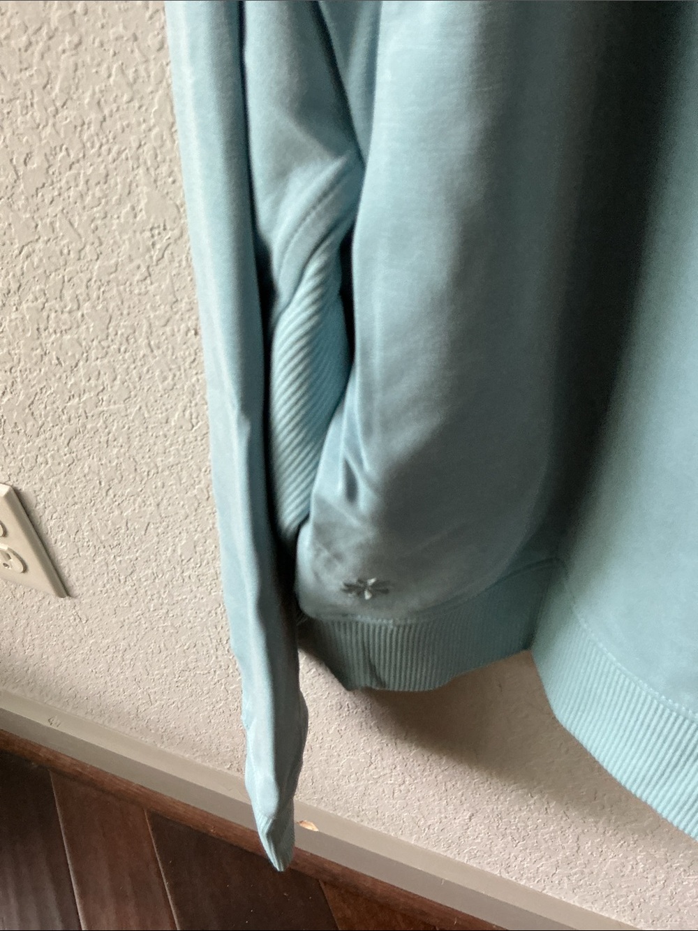 Athleta Seasoft Rib Crewneck Sweatshirt-Waterloo Blue - Picture 6 of 6